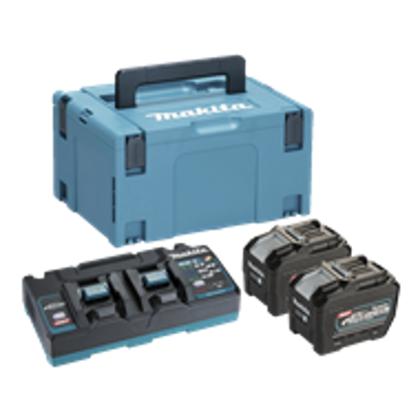 Billede af Batteripakke 2x40V 8amp m/ dobbelt hurtiglader