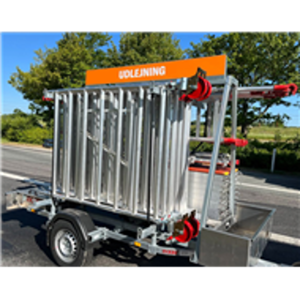 Billede af Rullestilladstrailer 8,0 meter Bredt